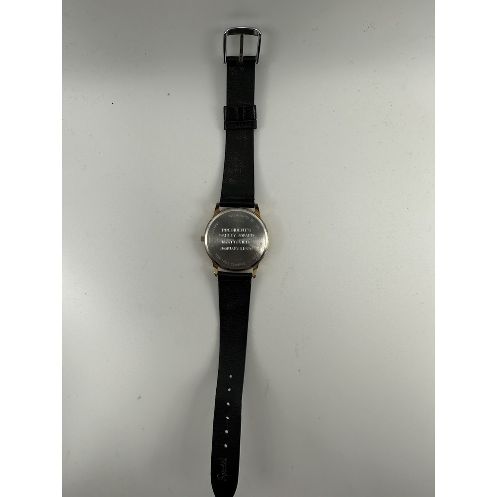 Accutron Bulova PPG Presidents Safety Award New Battery 1985 34MM 7.5" P5 - Picture 7 of 12